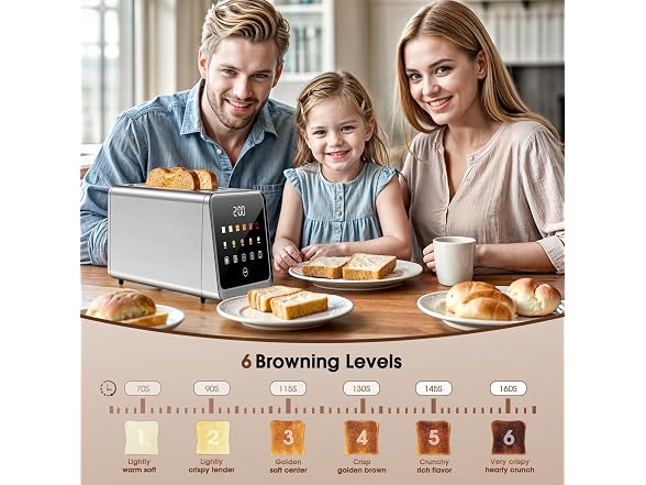 Foyoconven Smart Toaster 4 Slice
