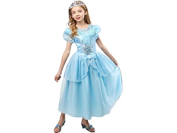 Rubies Blue Princess Costume Dress for Kids, S