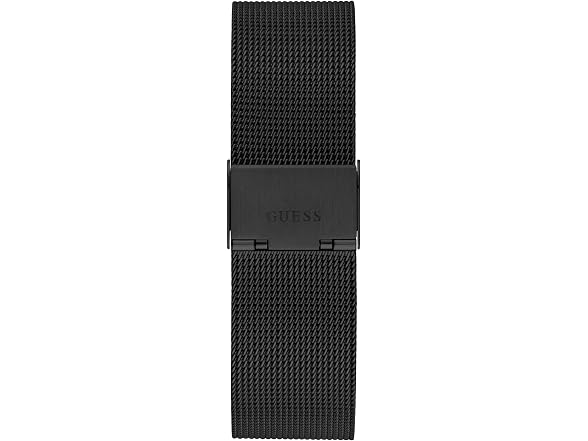 GUESS Men's 44mm Watch Black Steel (GW0460G3M)