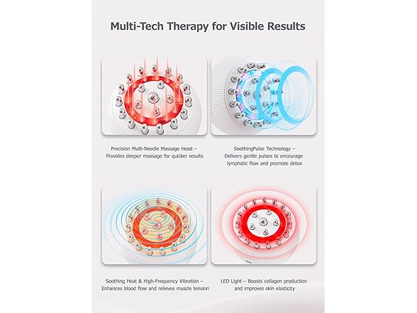 Paiaito Lymphatic Drainage Massager - White