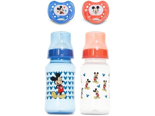 Disney Baby Bottles and Pacifiers Set