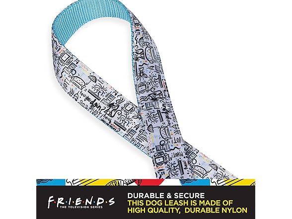Friends TV Show City Doodle Dog Leash, 4 Ft