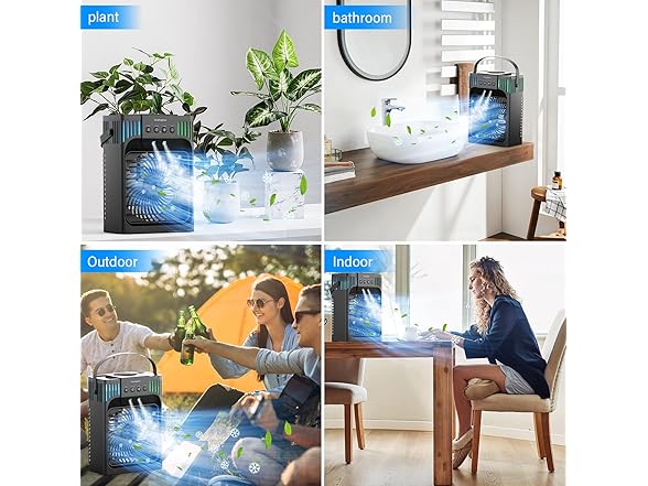 TIOKVIOP TIOKVIOP-AB-1-BLACK TIOKVIOP Portable Air Conditio