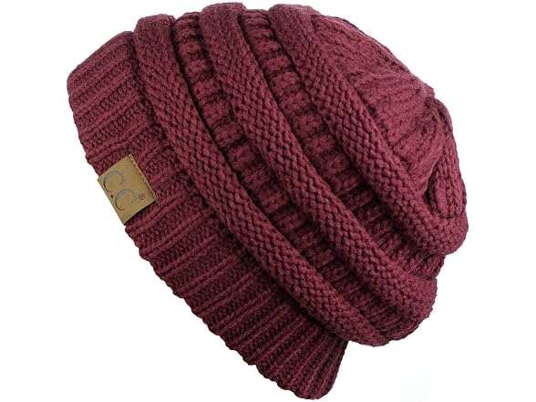 C.C Men (OS) Trendy Chunky Soft Stretch Skully