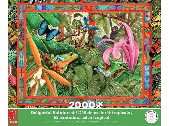 Delightful Rainforest 2000Pc Puzzle
