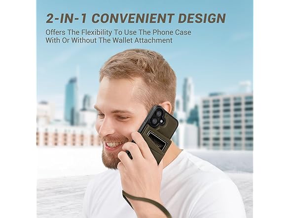 Vitomas 2-in-1 Detachable Card Wallet