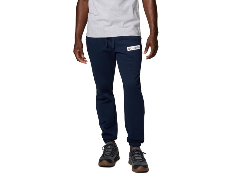 Columbia Men's Trek Jogger, Collegiate Navy/Puff Box Gem Logo, X-Small