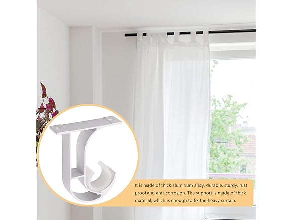 Aluminum Alloy Curtain Rod Bracket