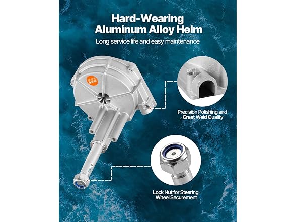 Outboard Steering System 10\' Boat Steering