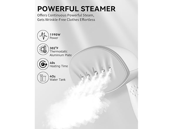 BHGOODS Steamer for Clothes