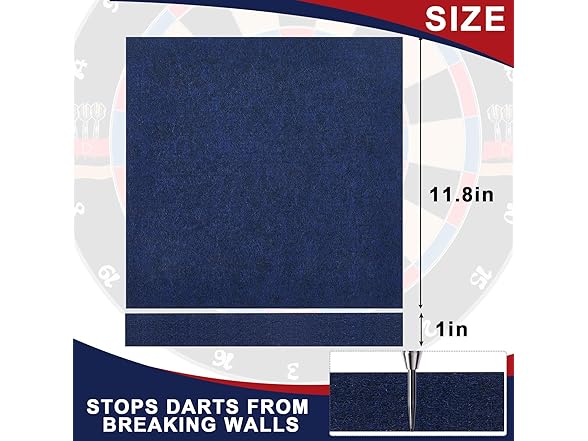 Windkream Extended Length Dart Board 