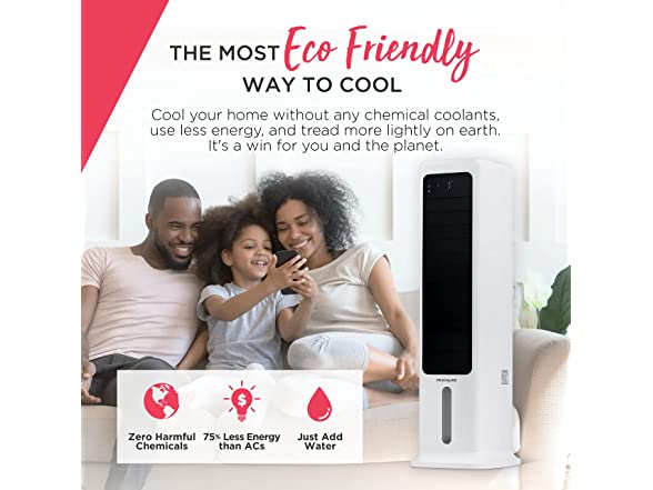 NewAir Frigidaire 2-in-1 Evaporative Air Cooler and Tower Fan