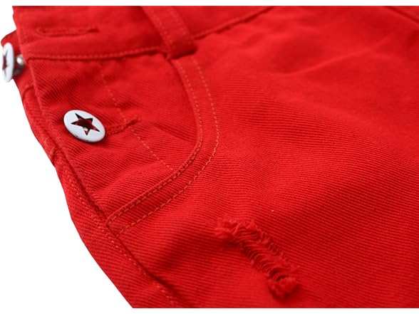 Binpaw Girls (5-6 Years) Ripped Holes Jumpsuit