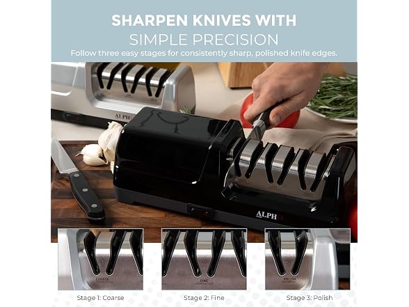 Alpha Living 3-Stage Electric Knife