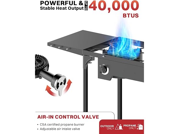 Pipopa Outdoor Propane Deep Fryer