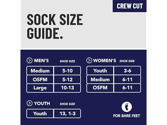 For Bare NCAA Houston Cougars Crew Sock