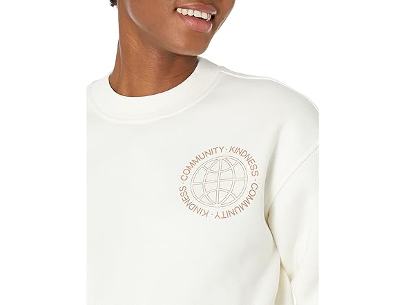 Amazon Essentials Women Cropped Drop Sweatshirt