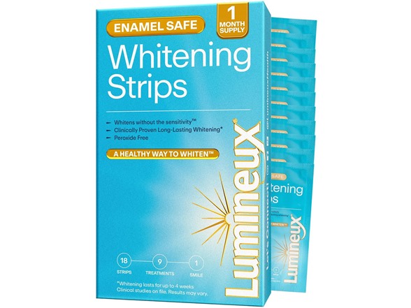 Lumineux Teeth Whitening Strips Kit - 9 Treatments
