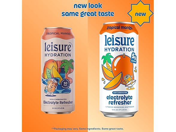 Leisure Hydration Non-Carbonated Electrolyte Refresher