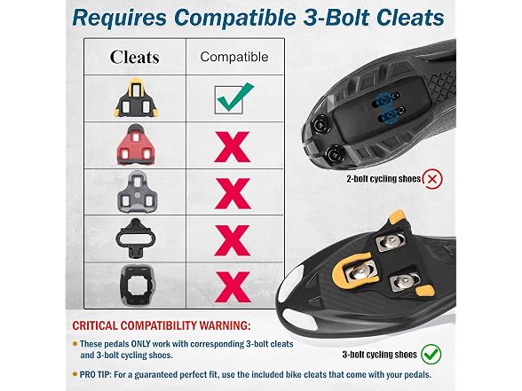 SPD-SL Compatible Road Bike Pedals