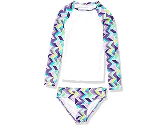 Kanu Surf Girls Rashguard Swim Set