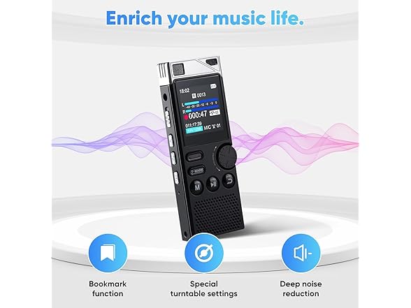 WUCOTC 264GB Digital Voice Recorder