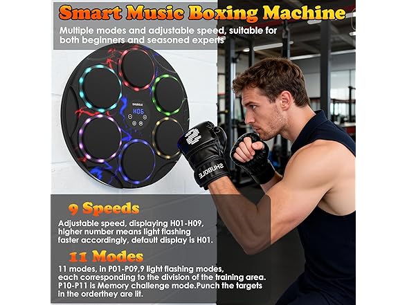 Music Boxing Machine with Gloves