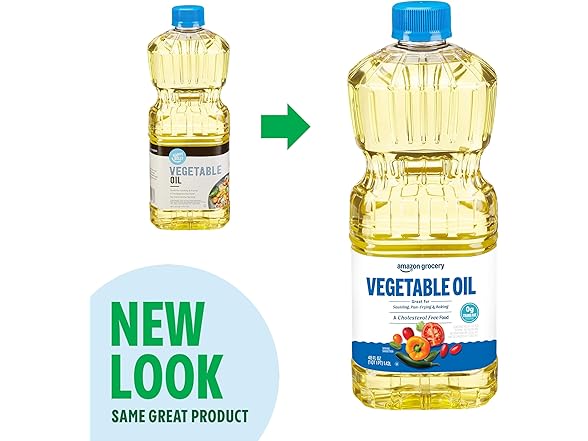 Amazon Grocery, Vegetable Oil, 48 Fl Oz