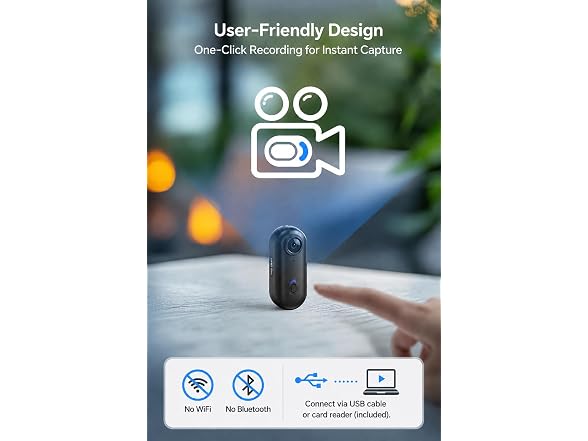 BOBLOV W4 4K Mini Body Camera 128GB