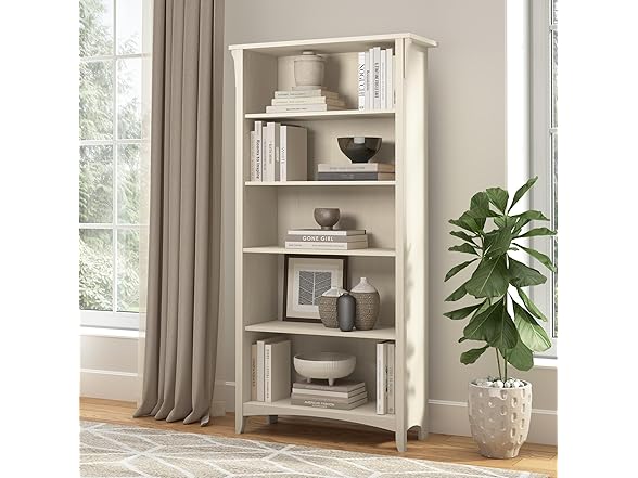 Bush Furniture Salinas 5 Shelf Bookcase