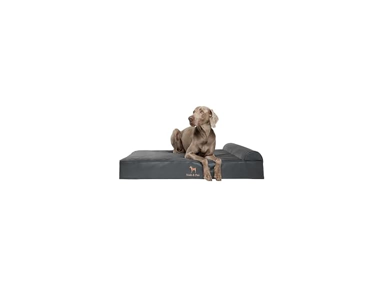 NOAH & PAW CL-LE-BLK-XL XL NOAH & PAW Dog Bed - Classi