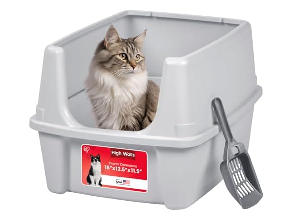 IRIS USA Large Cat Litter Box