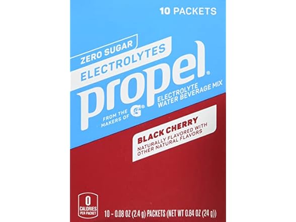 Propel Zero Sugar Black Cherry 10 Count (Pack of 1)