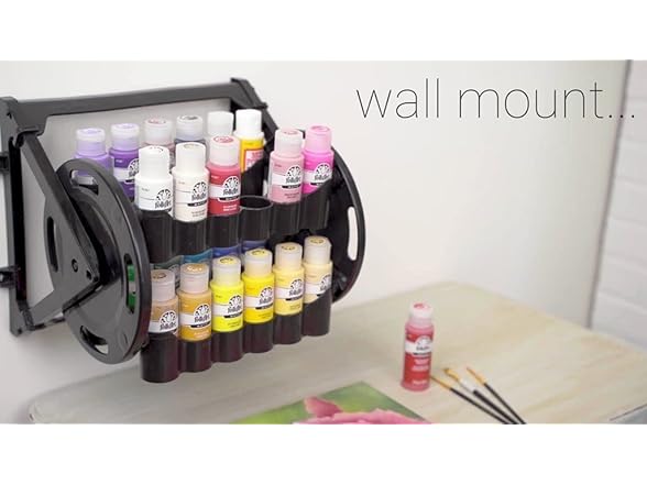 Plaid Rotational Organizer for Acrylic Storage