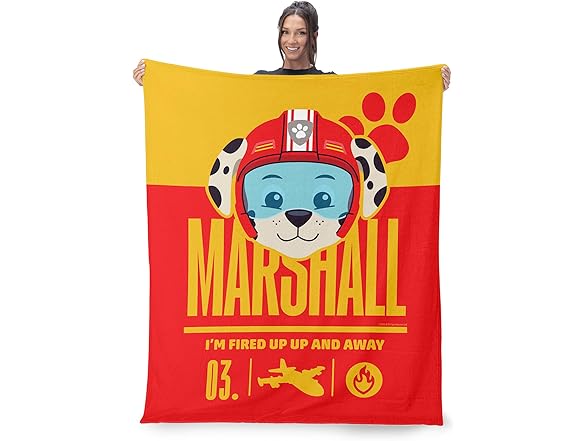 Nickelodeon Paw Patrol Licensed Marshall Fired Up w Sherpa