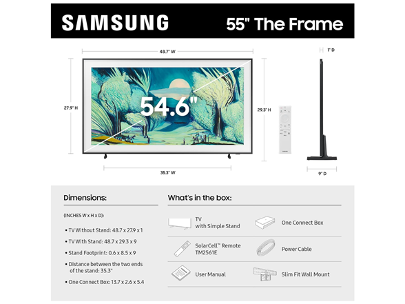 (NEW) Samsung "The Frame" LS03F (2025 Model)