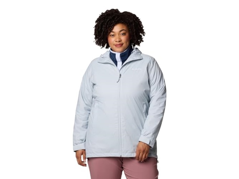Columbia Womens Switchback II Lined Long Rain Jacket