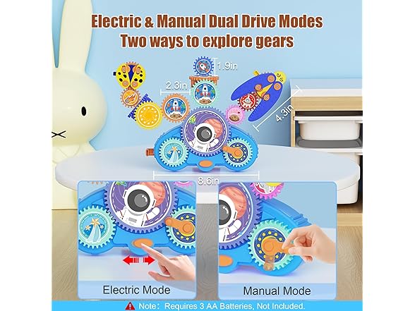 Fivoro BC1728925070013 Gears Toys