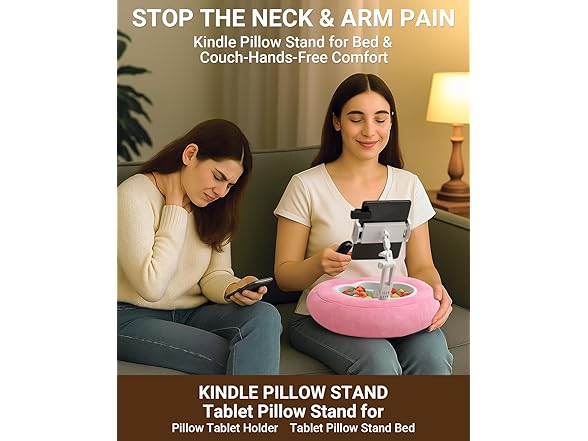 Tablet & Kindle Pillow Stand