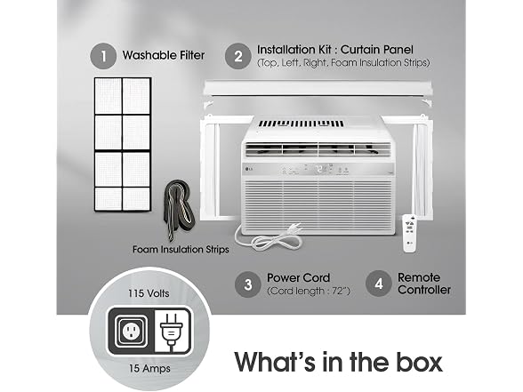 LG LW8024RSMY 8,000 BTU Smart Window AC w/Dehumidifier