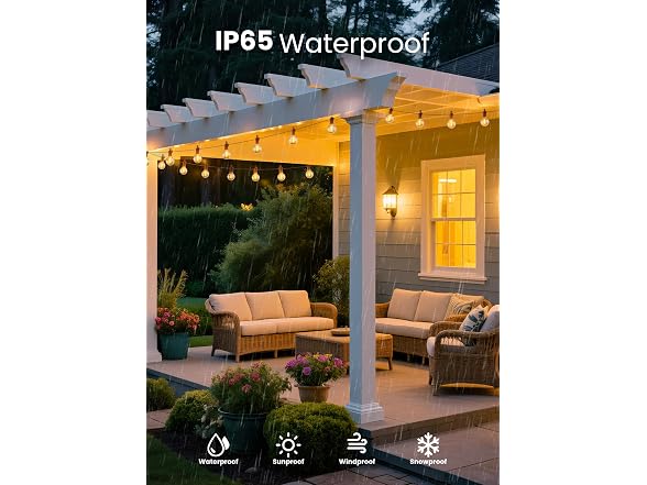 SmartDawn 29FT G40 Outdoor String Lights