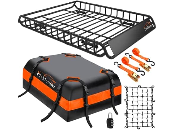 FIVKLEMNZ Car Rooftop Cargo Carrier Roof Bag