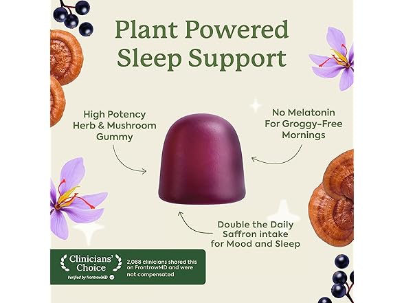 Plant People WonderSleep Mushroom Gummies 60ct