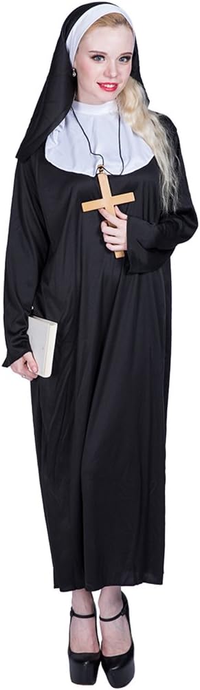 Women's Nun Costume Dress - Gallery 2