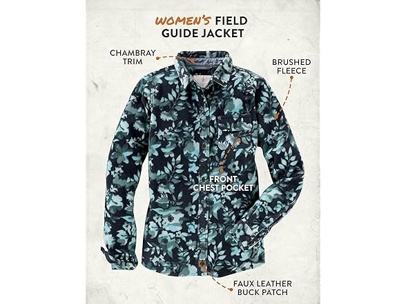 Legendary Floral Trail Guide Fleece (XS)