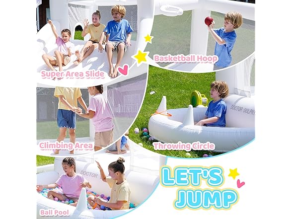 Doctor Dolphin Inflatable Bounce House