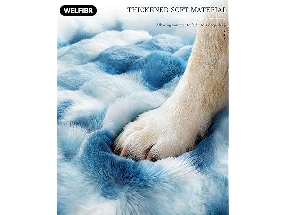 Welfibr Dog Bed with Shredded Foam Filling