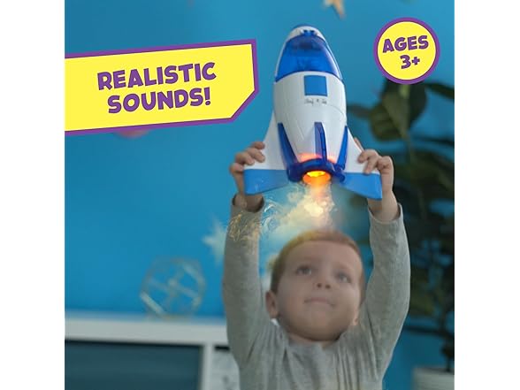 Amazing Vapor Rocket w Astronaut Action Figure