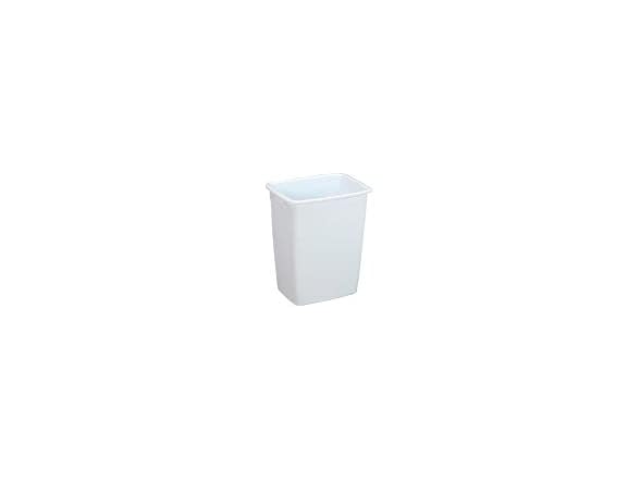 Rubbermaid 36 Quart White Open Wastebasket