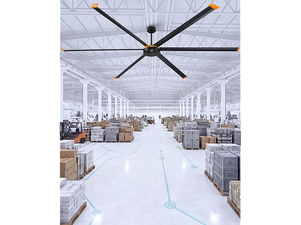 Parrot Uncle F8021BK-NL Industrial Ceiling Fan